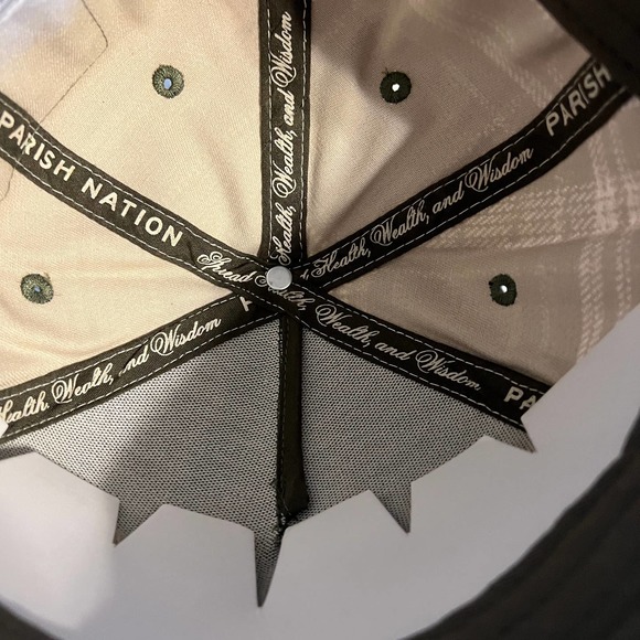 Parish Nation Flat Bill Plaid with Pocket - Picture 7 of 12